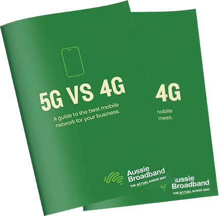 5G vs 4G brochure.