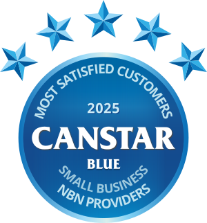 Canstar Most Satisfied Customers - Small Business NBN Provider 2025