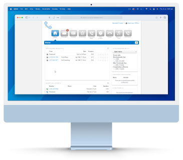 MyPhone app portal screenshot on computer monitor
