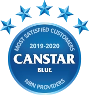 Canstar Blue Most Satisfied Customers 2019 and 2020.