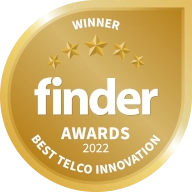 Finder Award NBN Best Telco Innovation 2022.