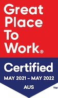 Great Place to Work Certified May 2021 - May 2022.